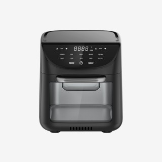 Multifunctional black smart air fryer