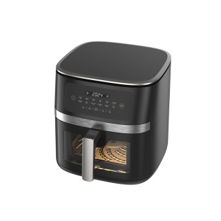 Black smart touchscreen non-stick air fryer Black smart touchscreen non-stick air fryer