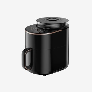 Large capacity multi-functional steam air fryer