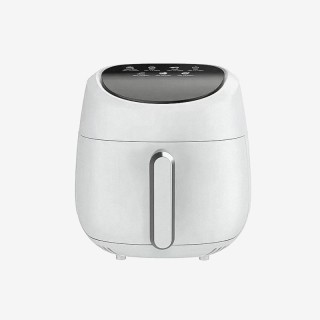 White non-stick electric oil-free air fryer