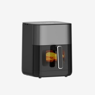 Non-stick dual-heating household air fryer