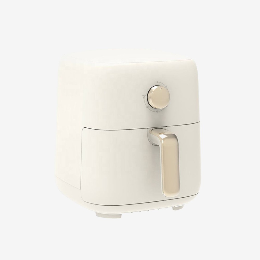 Knob-controlled non-stick air fryer