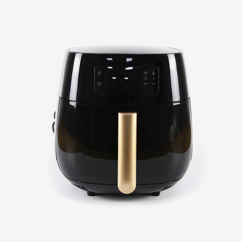 Black smart non-stick electric air fryer