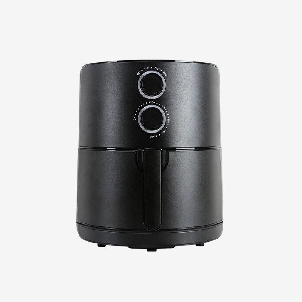 Dual-knob control non-stick air fryer
