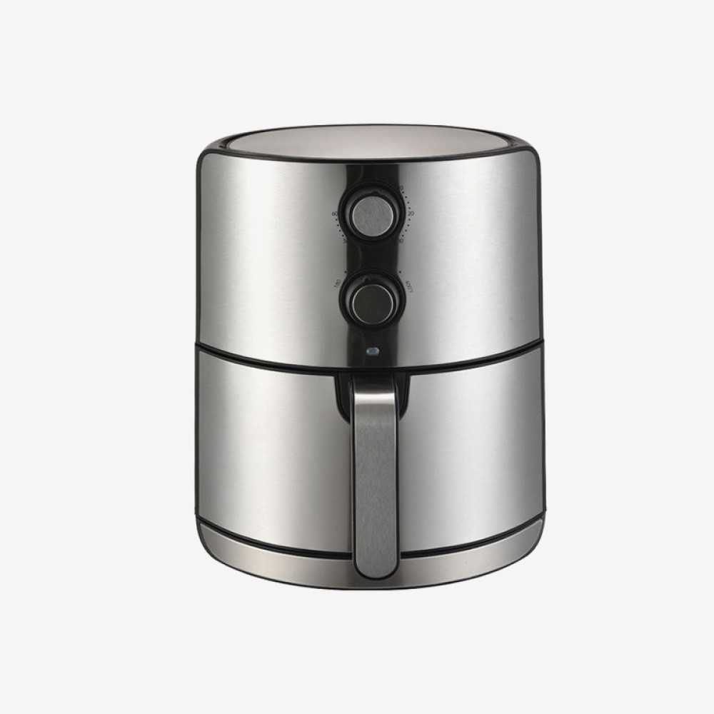 Modern stainless steel electric air fryer
