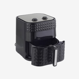 Dual-knob mechanical control air fryer