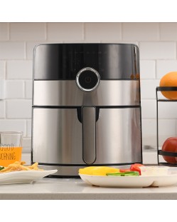 Modern stainless steel single-cooker air fryer Modern stainless steel single-cooker air fryer