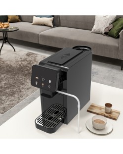 Black automatic capsule coffee machine Black automatic capsule coffee machine