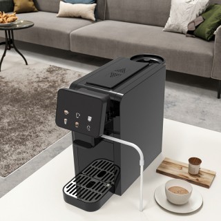 Black automatic capsule coffee machine Black automatic capsule coffee machine