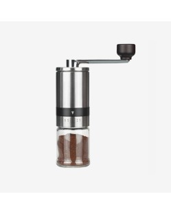 Stainless steel crank manual coffee grinder