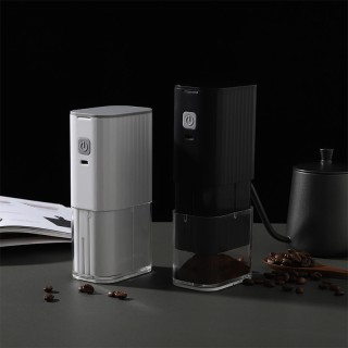 Simple rechargeable electric coffee bean grinder