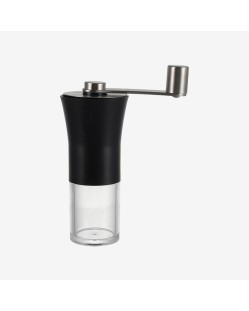 Black mini manual coffee bean grinder