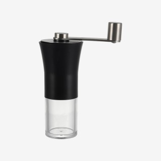 Black mini manual coffee bean grinder