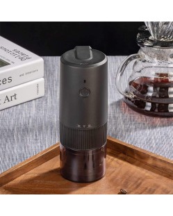 Black small electric coffee bean grinder Black small electric coffee bean grinder