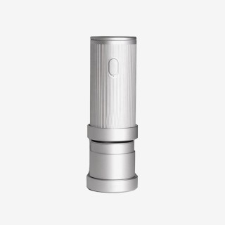 Stylish metal electric coffee bean grinder