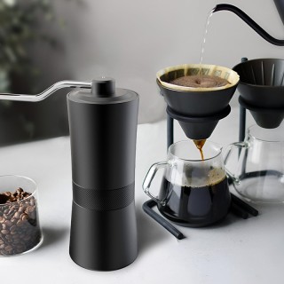 Modern adjustable manual coffee grinder