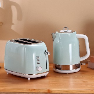 Blue 1.7L anti-dry-boil electric kettle