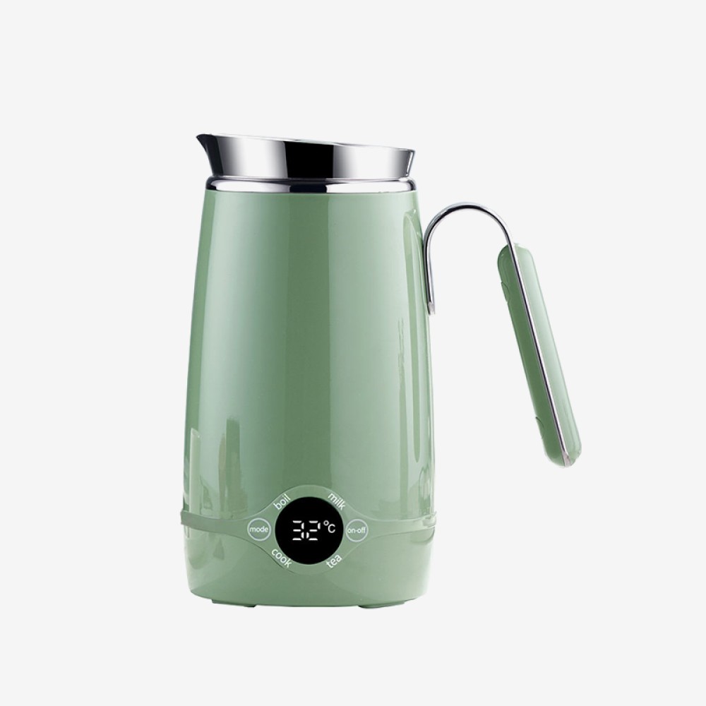 Green temperature control baseless electric kettle
