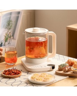 Smart insulated glass electric kettle