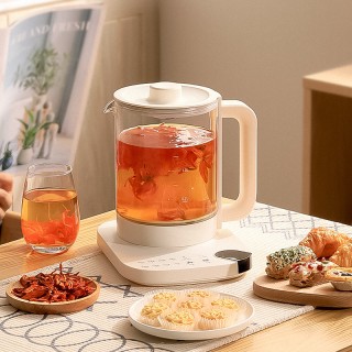 Smart insulated glass electric kettle