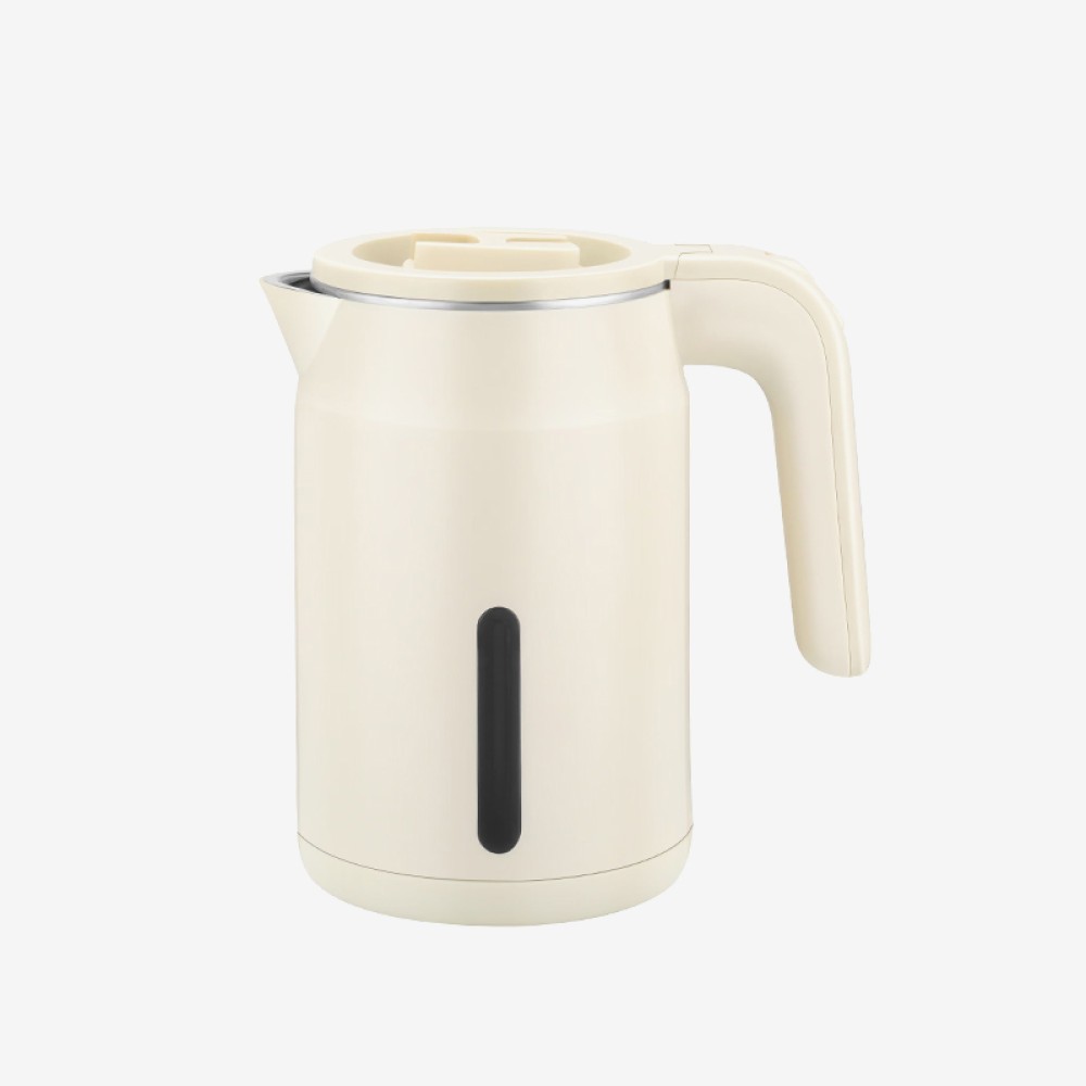 Double-walled stainless steel electric kettle