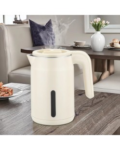 Double-walled stainless steel electric kettle