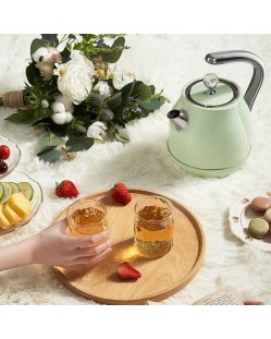 Green modern stainless steel electric kettle Green modern stainless steel electric kettle