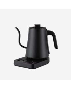 Black digital smart gooseneck electric kettle