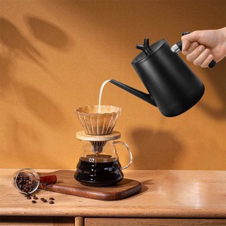 Multi-purpose black gooseneck electric kettle Multi-purpose black gooseneck electric kettle