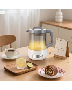 Double-walled insulated glass electric kettle Double-walled insulated glass electric kettle