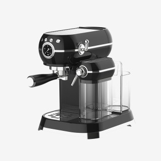 Stainless steel home electric espresso machine