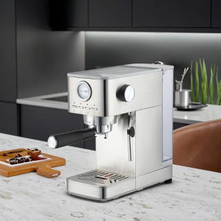 Semi-automatic stainless steel espresso machine