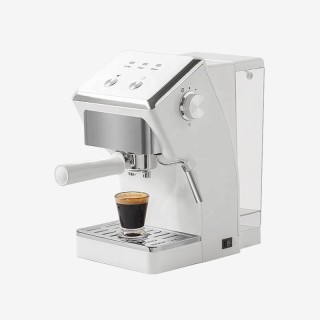 Newly designed white espresso machine