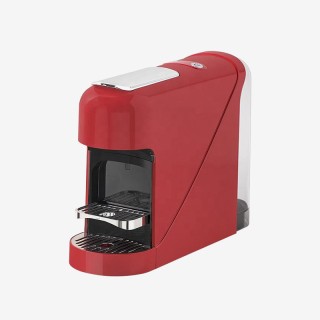 Red modern electric espresso machine