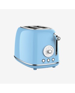 Retro extra wide slot electric two-slice toaster
