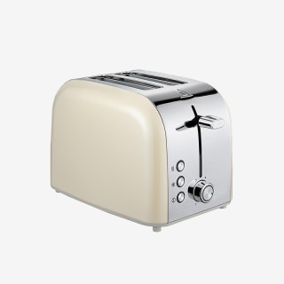 Smart stainless steel electric two-slice toaster