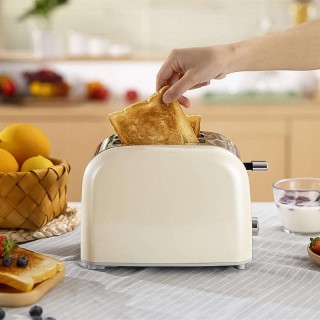 Smart stainless steel electric two-slice toaster