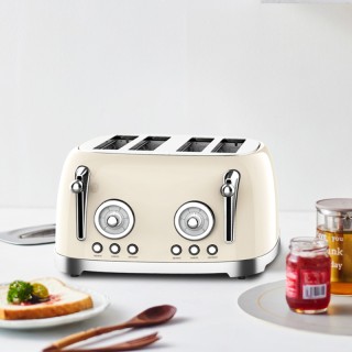 Automatic pop-up electric 4-slice toaster