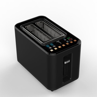 Smart digital touchscreen dual-slice toaster