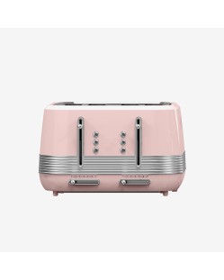 Electric retro pop-up 4-slice toaster