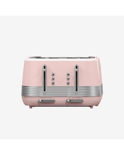 Electric retro pop-up 4-slice toaster