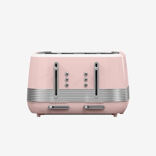 Electric retro pop-up 4-slice toaster