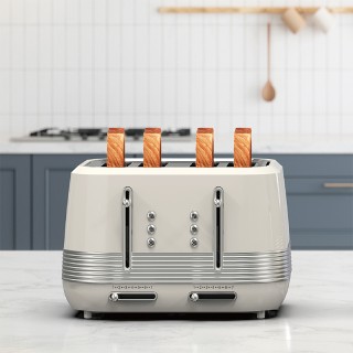 Electric retro pop-up 4-slice toaster Electric retro pop-up 4-slice toaster