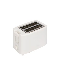 White automatic pop-up 2-slice toaster