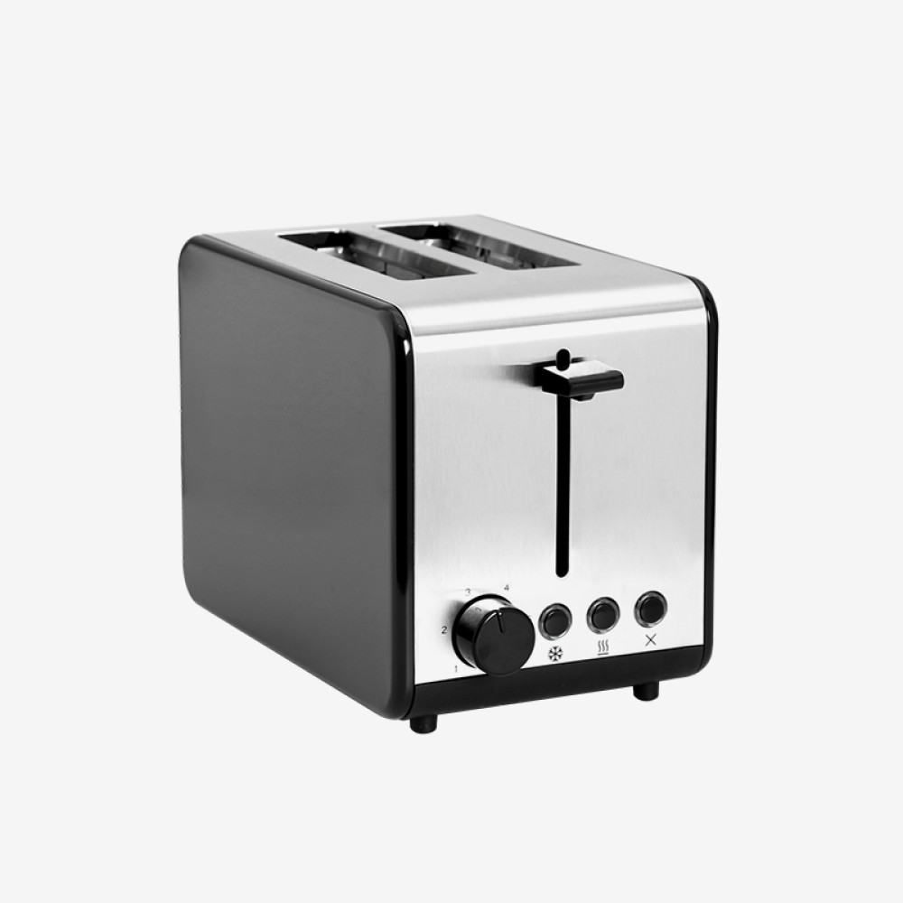 Modern intelligent automatic pop-out double-slot toaster