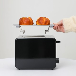 Modern intelligent automatic pop-out double-slot toaster