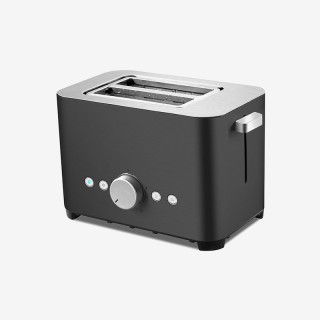 Automatic pop-up stainless steel 2-slice toaster